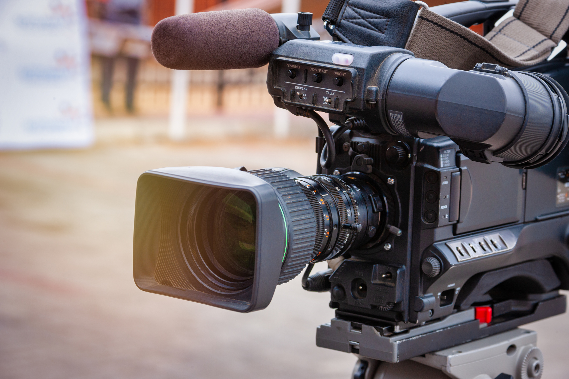 broadcast camcorder used by TV stations